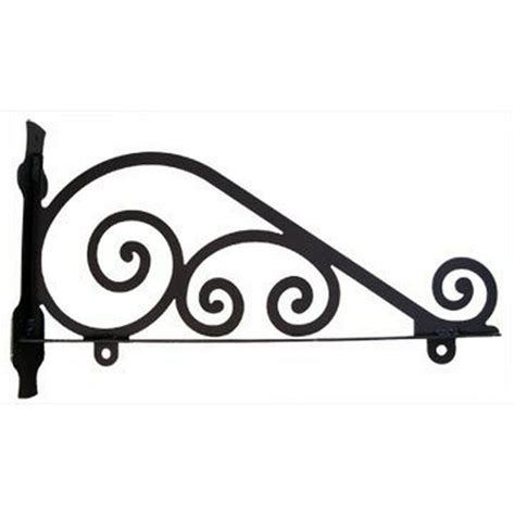 decorative metal sign brackets|metal wall bracket for signs.